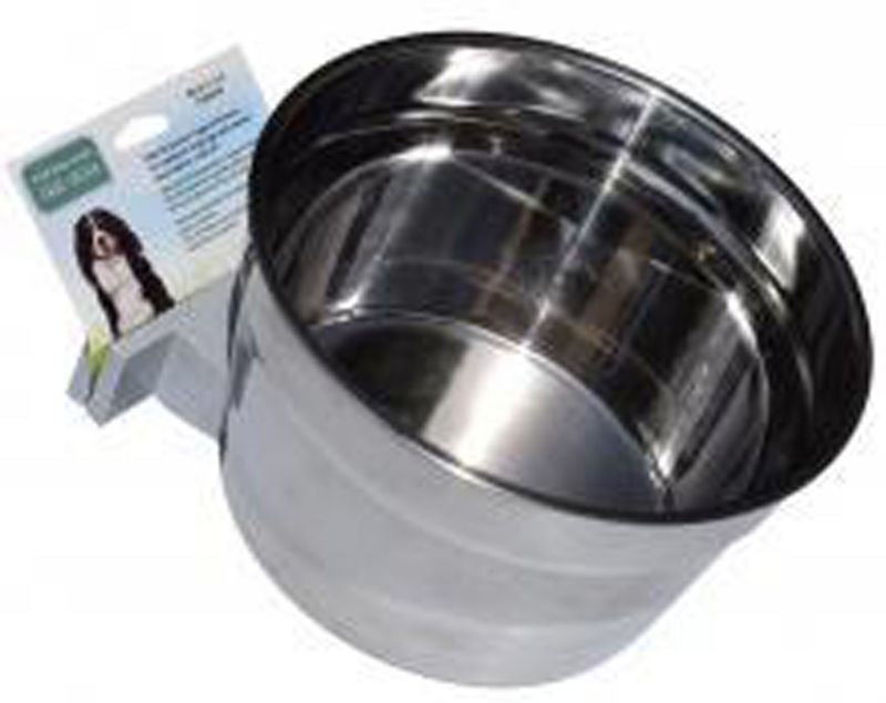 Lixit SS Cage Crock Bowl With Bracket 40oz