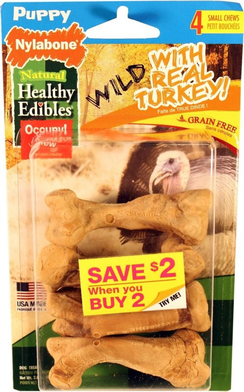 Nylabone Healthy Edibles Wild Puppy LG Turkey