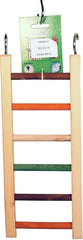 Happy Beaks Wooden Hanging Ladder Multi
