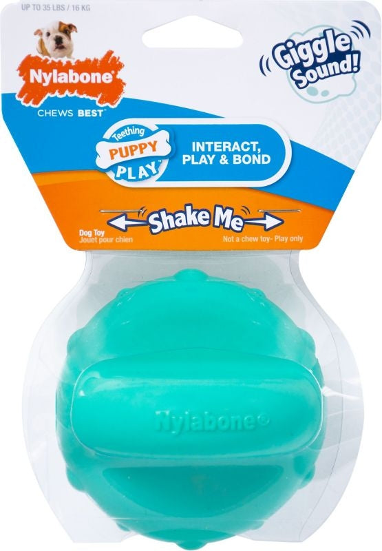 Nylabone Puppy Play Giggle Ball Medium Green