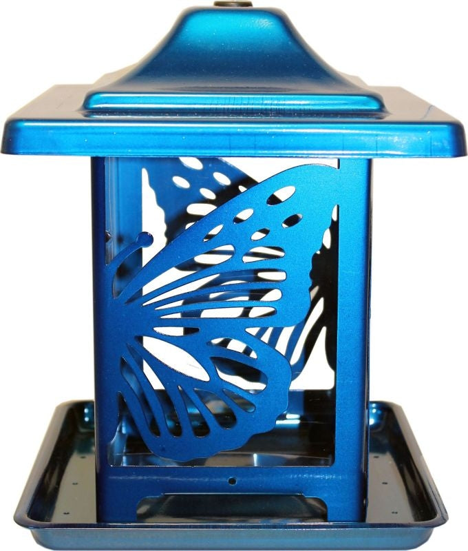 Homestead Monarch Seed Feeder 5.5 lb Blue