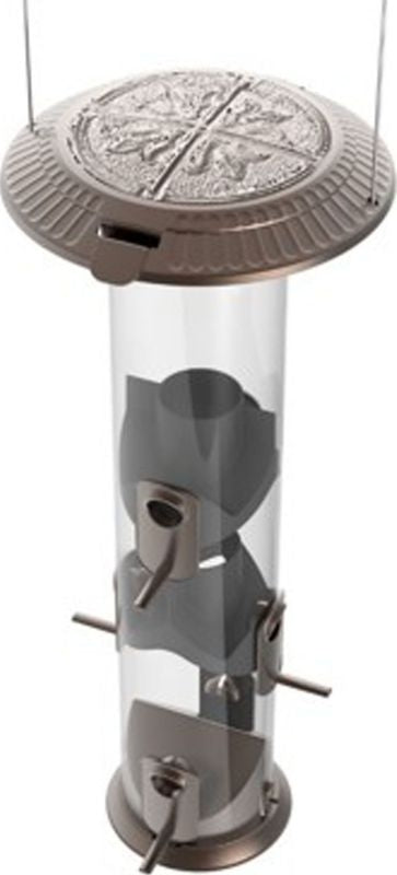 Natures Dlx Wide Funnel Flip Top Feeder 16.5x8x8