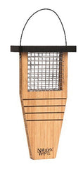 Tail-Prop Suet Feeder 14x7.875x3 Bamboo