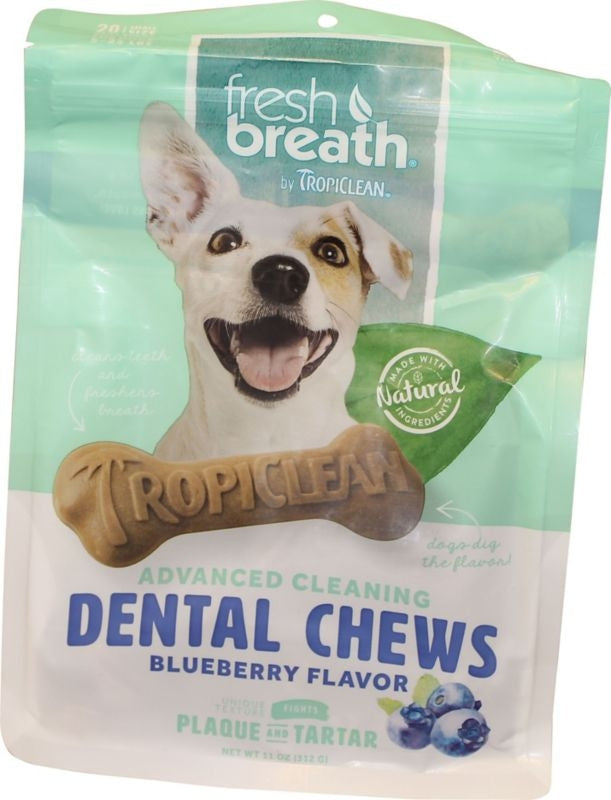 Tropiclean Dental Chews SM Berry