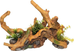 Driftwood Centerpiece With Plants