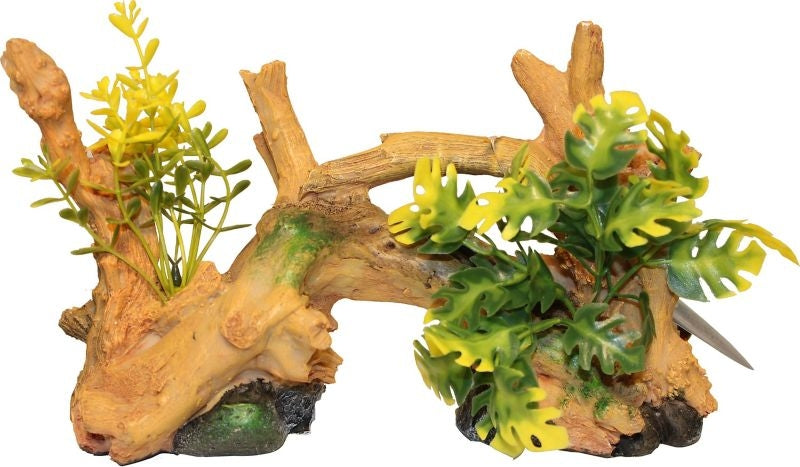 Driftwood Centerpiece With Plants