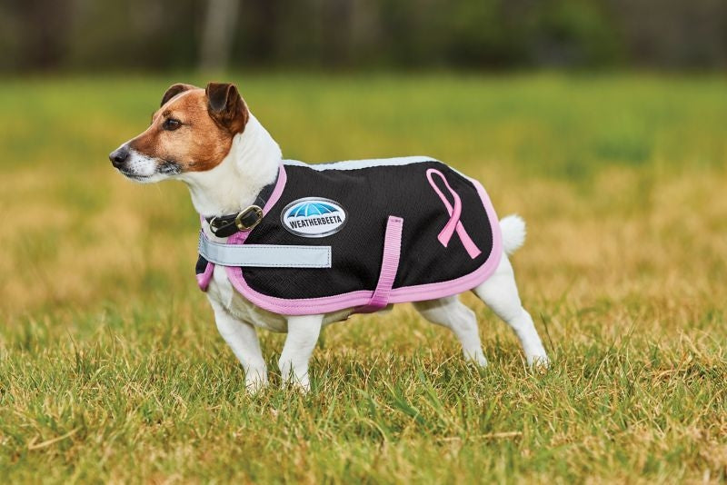 Weatherbeeta Parka 1200D Dog Coat Breast Cancer Foundation