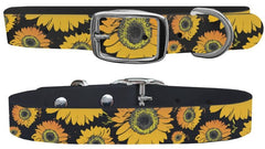 C4 Dog Collar Sunflowers Collar