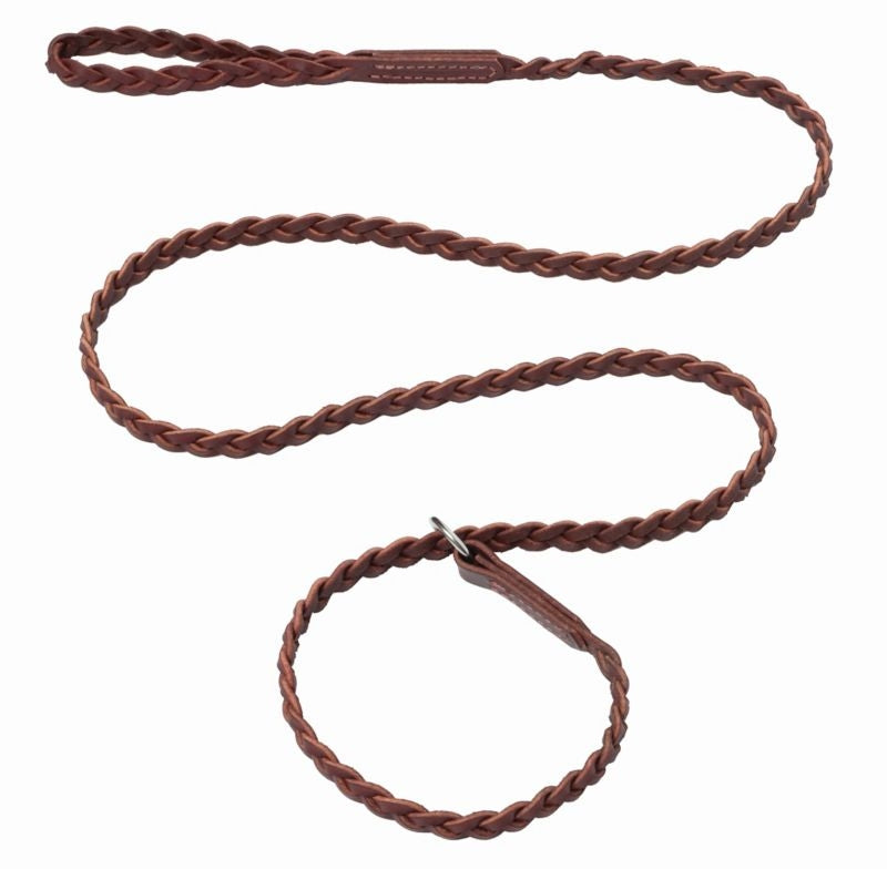 Weaver Braided Leather Slip Lead