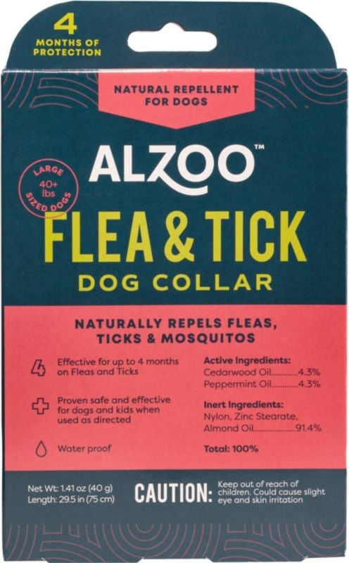 Alzoo Plant Based Flea & Tick Dog Collar