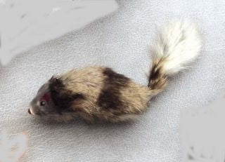 ADoorAble Real Fur Mouse 4x1x4.5 Brown