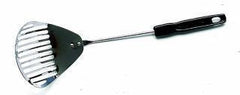 Chrome Litter Scoop w Plastic Handle 4.5x4.75x3