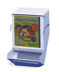 Sifter Feeder With Lid For Small Animals 5 White