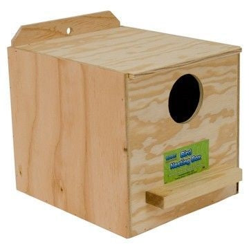 Cockatiel Nest Box 11.25x10x11.25 Nat