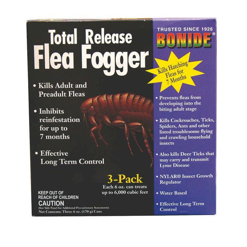 Bonide Total Release Flea Fogger - 3 Pack 6oz