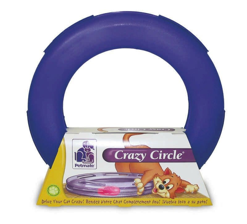 Crazy Circle Cat Toy LG Lt Blu