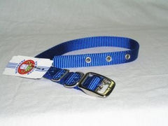 Single Thck Nyln Dlx Dg Collar 5/8 X16 Blu