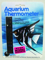 Liquid Crystal Vertical Aquarium Thermometer Med