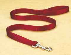 Deluxe 1 Double Thick Nylon Dog Lead Leash 4ft Red