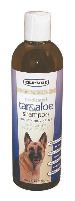 Durvet Naturals Tar And Aloe Shampoo 17 oz Blue