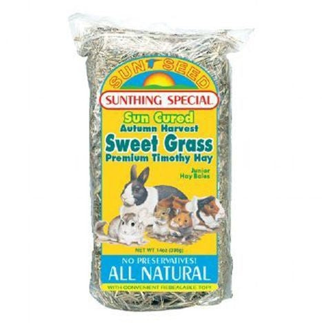 Sunseed Sweetgrass Hay For Small Animals 8 lbs.