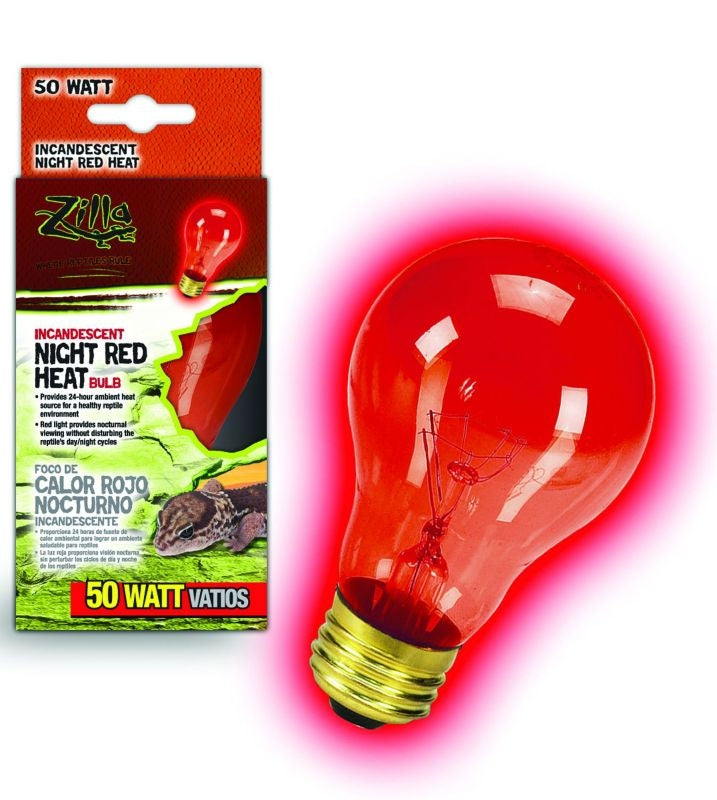 Zilla Night Red Incandescent Bulb 50 Watt