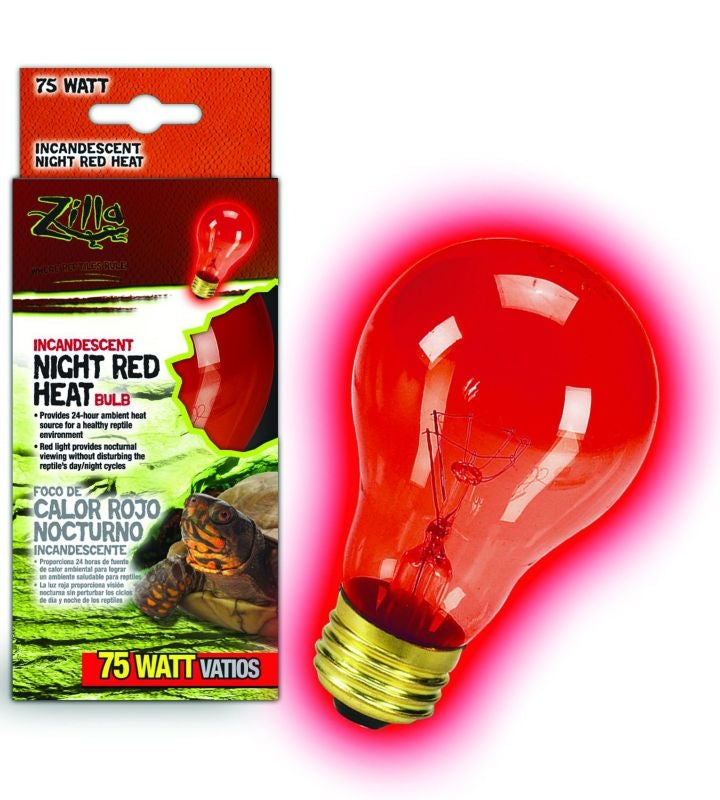 Zilla Night Red Incandescent Bulb 75 Watt