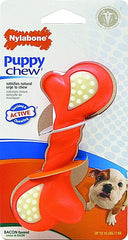 Nylabone Puppy Double Action Chew Medium Orange