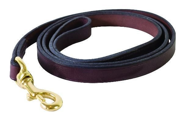 Perri's Plain Leather Dog Leash