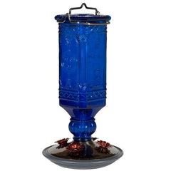 Perky Pet Antique Hummingbird Feeder 16oz Blue