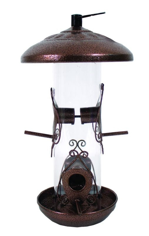 Heath Giddy Up Mixed Seed Feeder 2 lb Copper