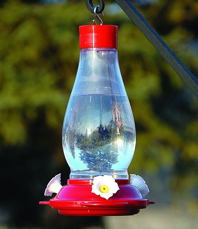 Audubon Plastic Hummingbird Feeder 24oz. Red