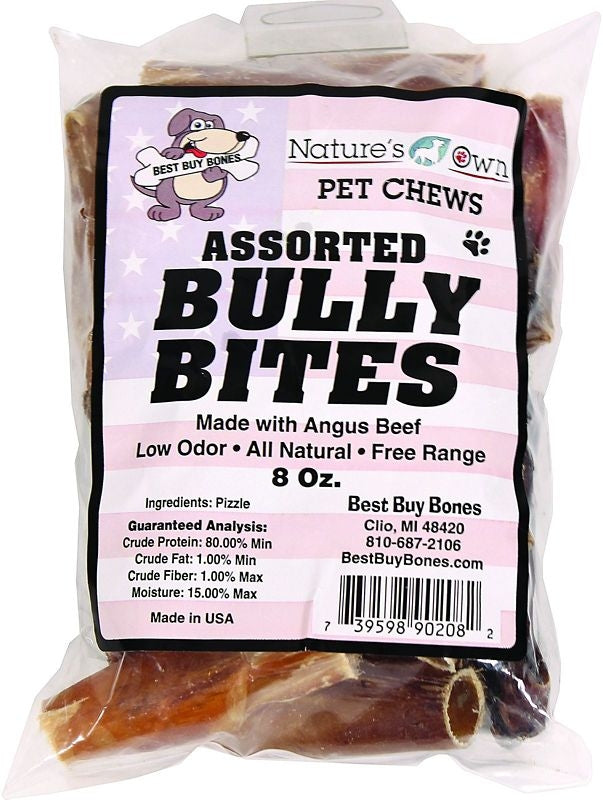 Natures Own Pet Chews Usa Bully Bites 8oz