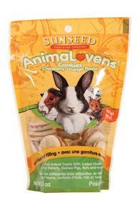 Sunseed Animalovens Cookies 3.5 oz. Cranberry-Orng