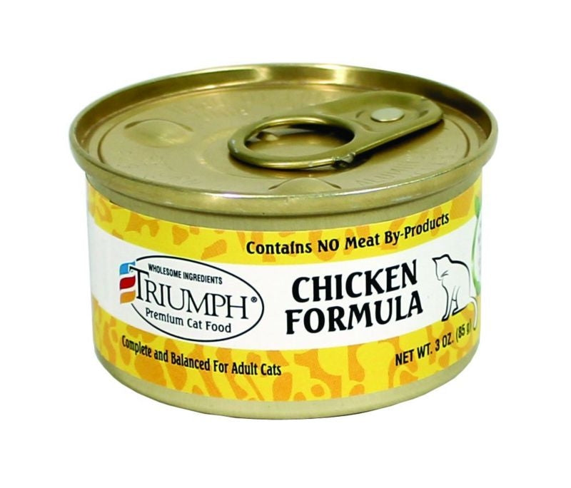 Triumph Canned Cat Food 3oz Chicken