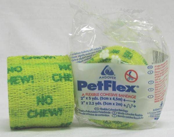 PetFlex No Chew Flexible Cohesive Bandage