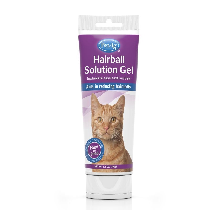 PetAg Hairball Solution Gel Cat Supplement