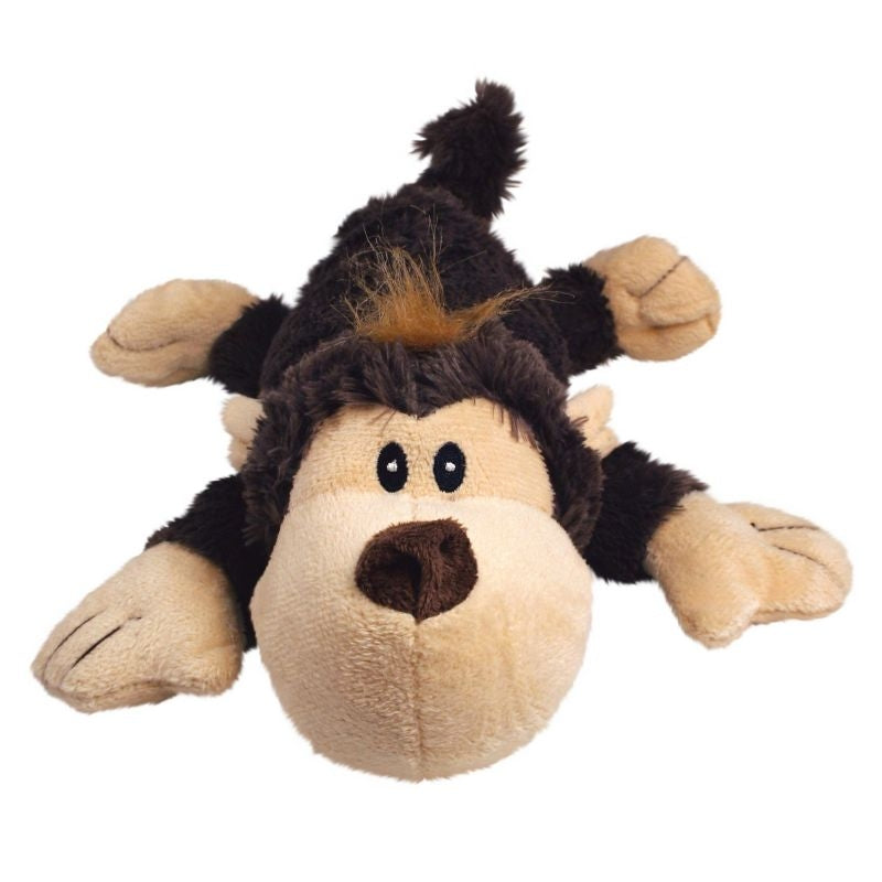 KONG Cozie Funky Monkey Plush Dog Toy