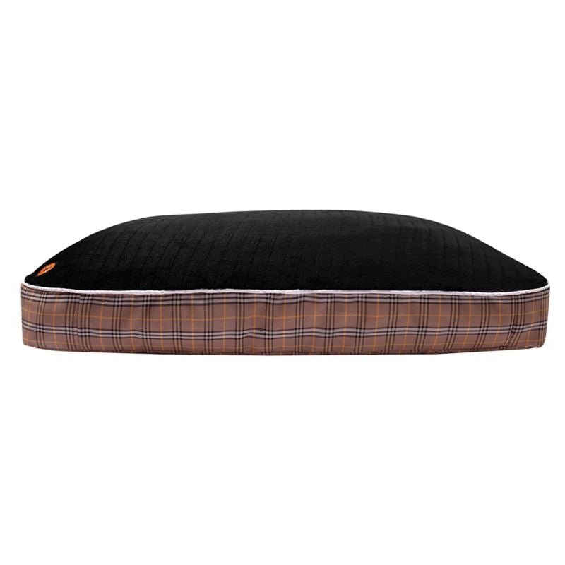 Halo Classic Plaid Tan Rectangular Dog Bed