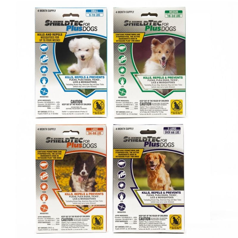Shieldtec Plus For Dogs 4-Pack