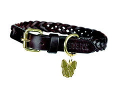 Shires Digby & Fox Plaited Dog Collar