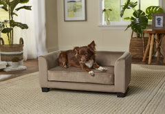 Enchanted Home Pet Surrey Beige Pet Sofa Bed