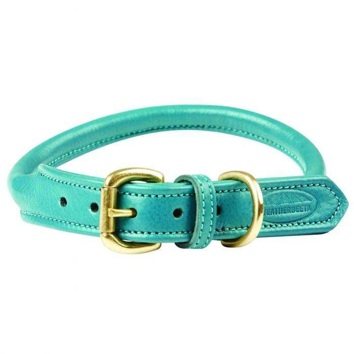 Weatherbeeta Rolled Leather Dog Collar