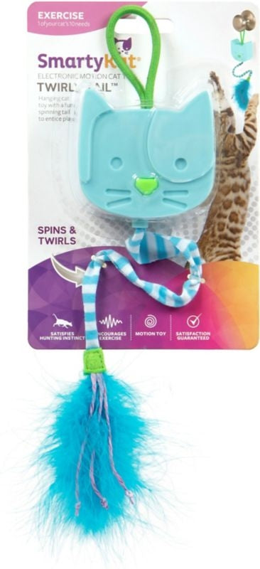 Smartykat Twirly Tail Hanging Elec Teaser Cat Toy