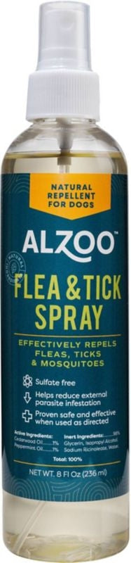 Alzoo Plant Based Flea And Tick Spray 8 Oz