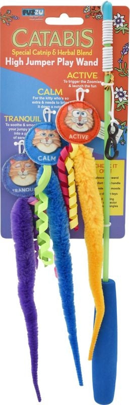 Multipet Catabis High Jumper Wand Cat Toys