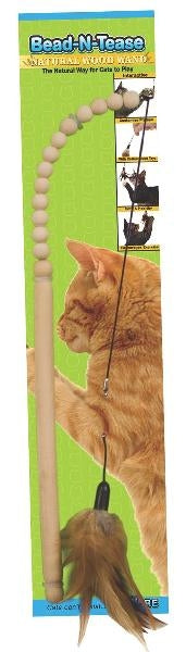 Bead-N-Tease Cat Wand Toy Nat