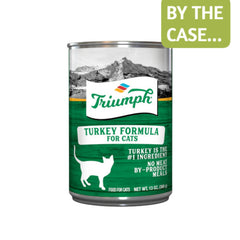 Triumph Canned Cat Food - Turkey - 13 oz. -Case/12