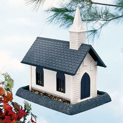 Village Collection Church Bird Feeder